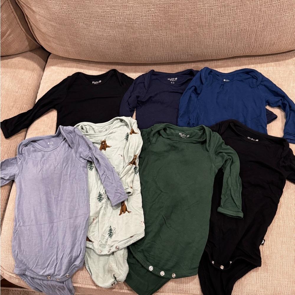 Kyte baby Long Sleeve Baby Onesies